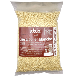 Cire à Épiler Blanche 1KG – Peaux Sensibles