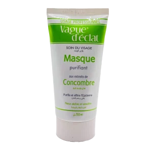 Masque Purifiant aux Extraits de Concombre – Vague d’Éclat