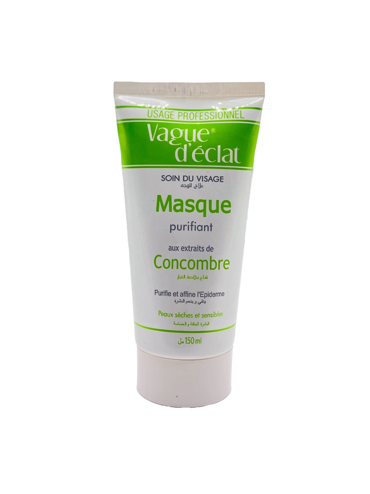 Masque Purifiant aux Extraits de Concombre – Vague d’Éclat